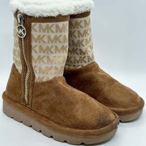 Michael Kors Little Kids’ Marilu Brown Fleece Lined Boots Size 11